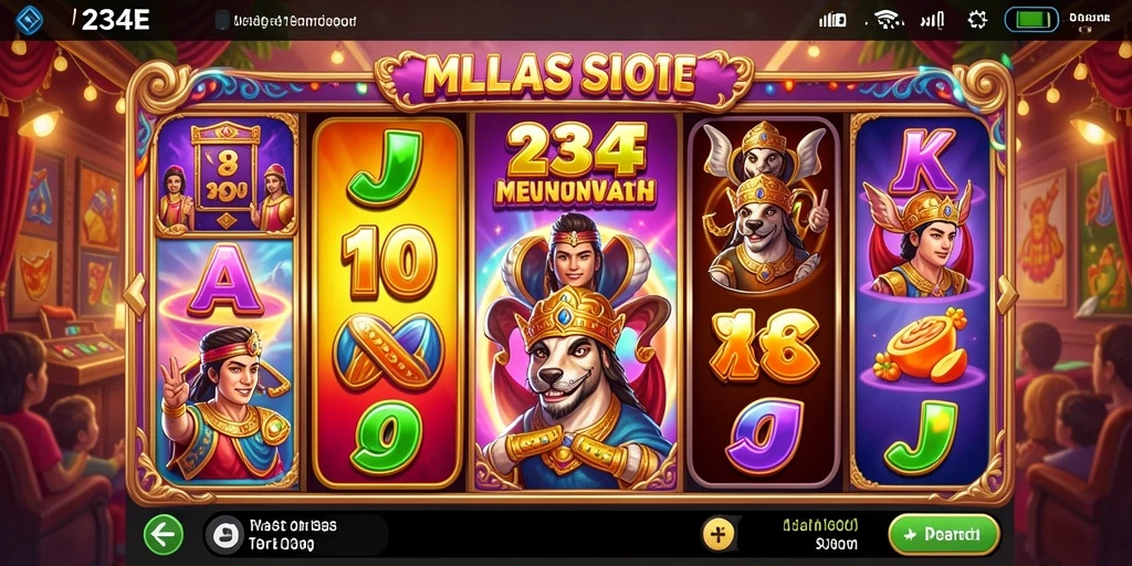 Screenshot dari gameplay Slot yang mendebarkan di 234E.