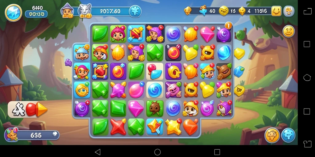 Gameplay seru 6CF dengan berbagai tantangan unik.