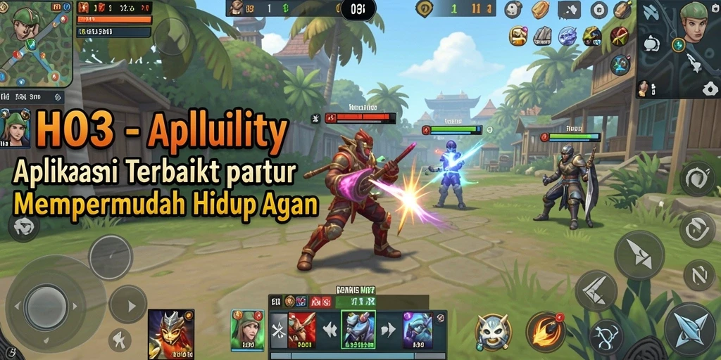 Tampilan utama H03 dengan fitur-fitur Utility yang bermanfaat.