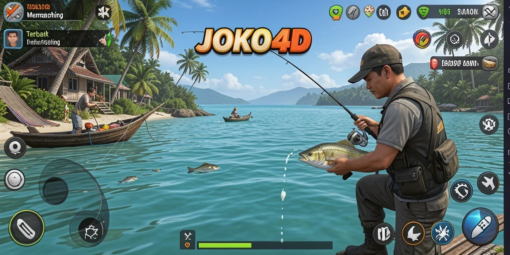 Gameplay JOKO4D menunjukkan keasyikan dan tantangan dalam memancing.