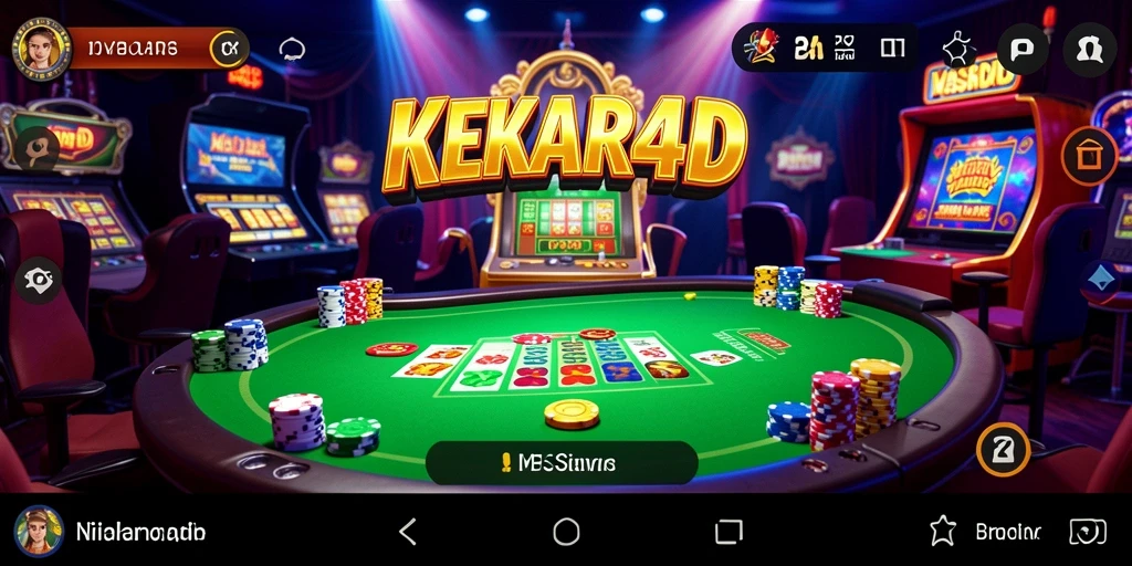 Screenshot gameplay <strong>KEKAR4D</strong> yang memukau dan penuh aksi kasino.