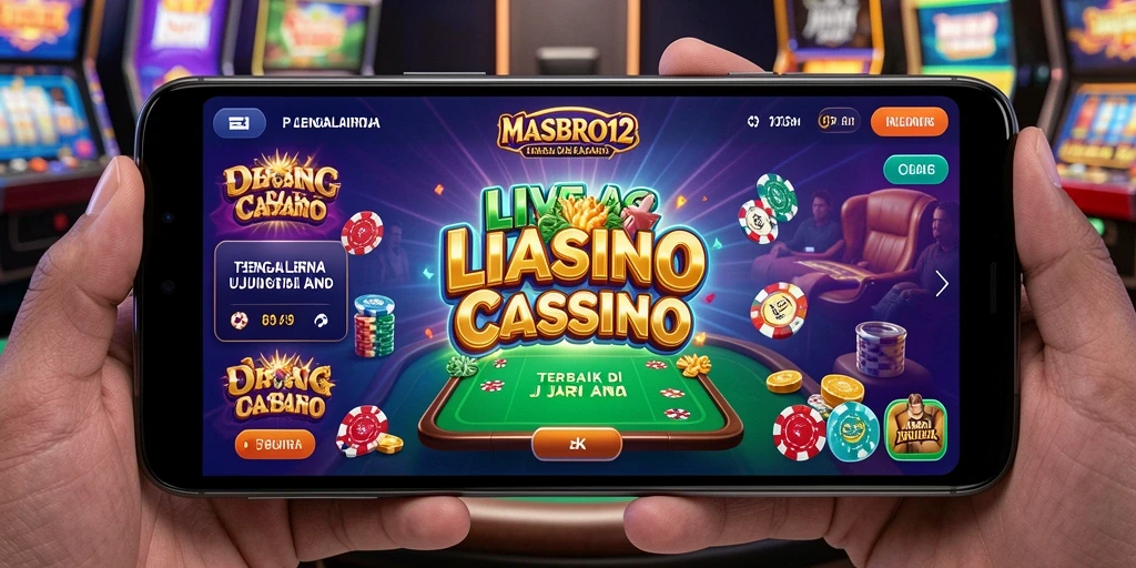 Tampilan gameplay Live Casino yang menarik di MASBRO12.