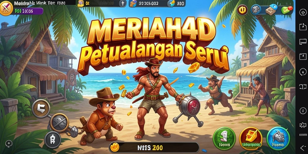 Tampilan gameplay <strong>MERIAH4D</strong> yang memikat dalam petualangan yang mendebarkan.