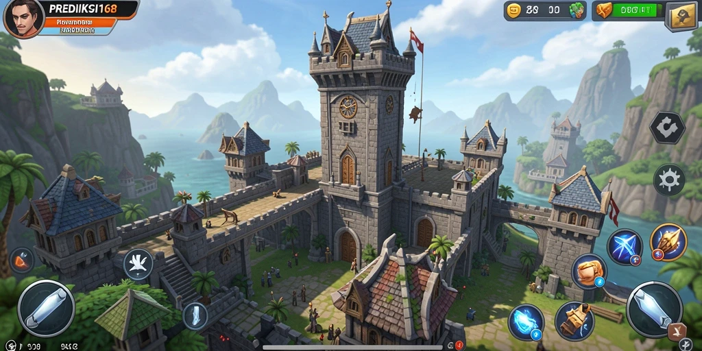 Gameplay menara pertahanan yang seru dan menantang.