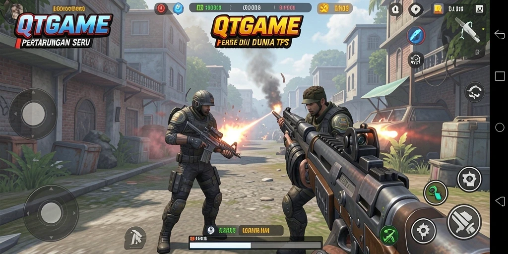 Tampilan gameplay TPS yang menegangkan dan seru