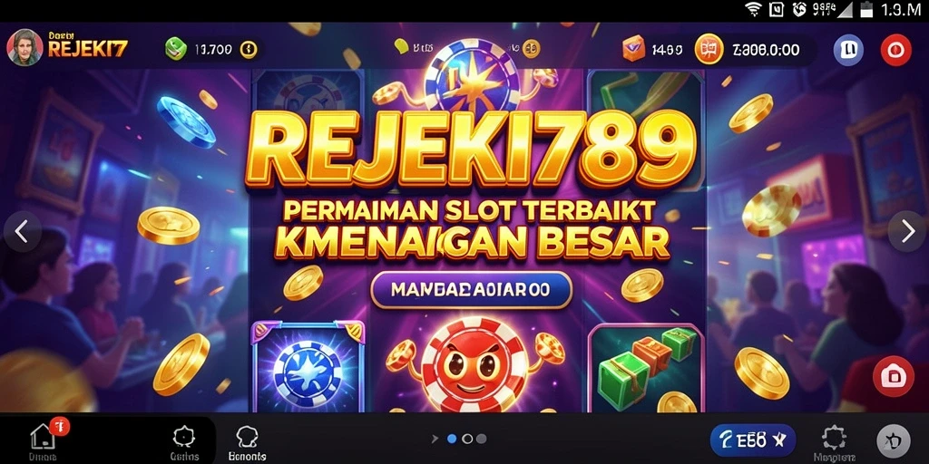 Screenshot gameplay REJEKI789 yang menampilkan mesin slot yang menarik.
