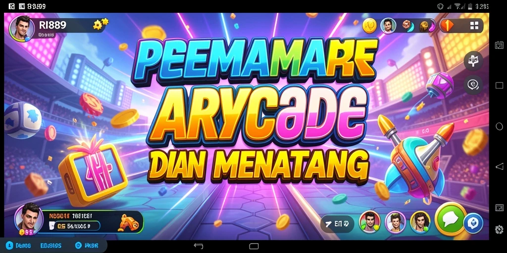 Tangkapan layar permainan RI889 menunjukkan aksi Arcade yang intens dan seru.