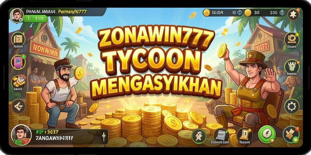 Tampilan gameplay ZONAWIN777 yang seru dan menantang.